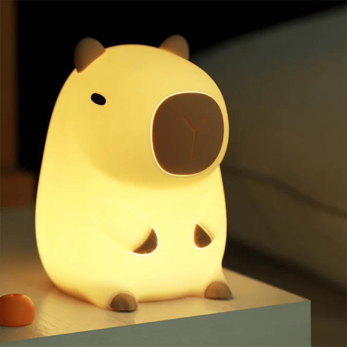 Cute Capybara Night Light Children's Silicone Lamp