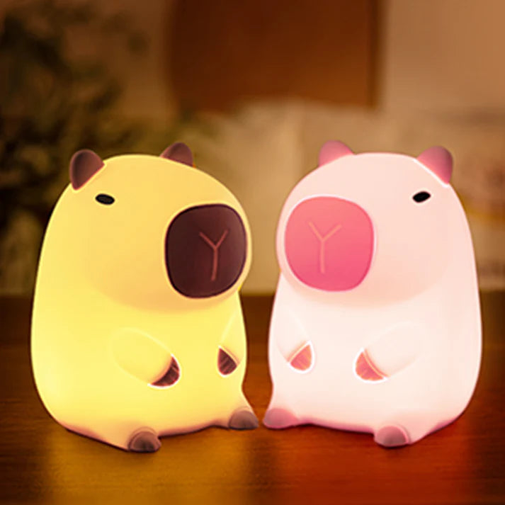 Cute Capybara Night Light Children's Silicone Lamp