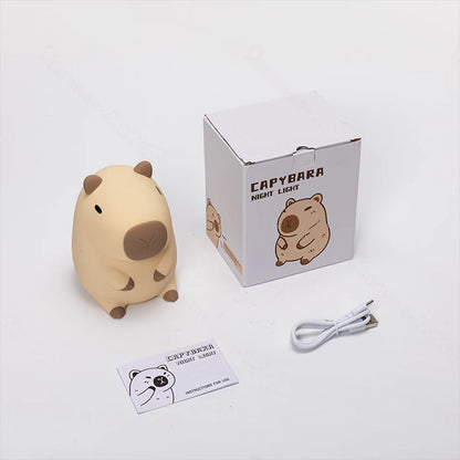 Cute Capybara Night Light Children's Silicone Lamp
