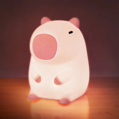 Cute Capybara Night Light Children's Silicone Lamp