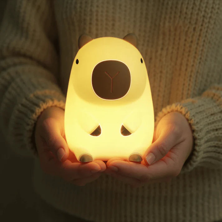 Cute Capybara Night Light Children's Silicone Lamp